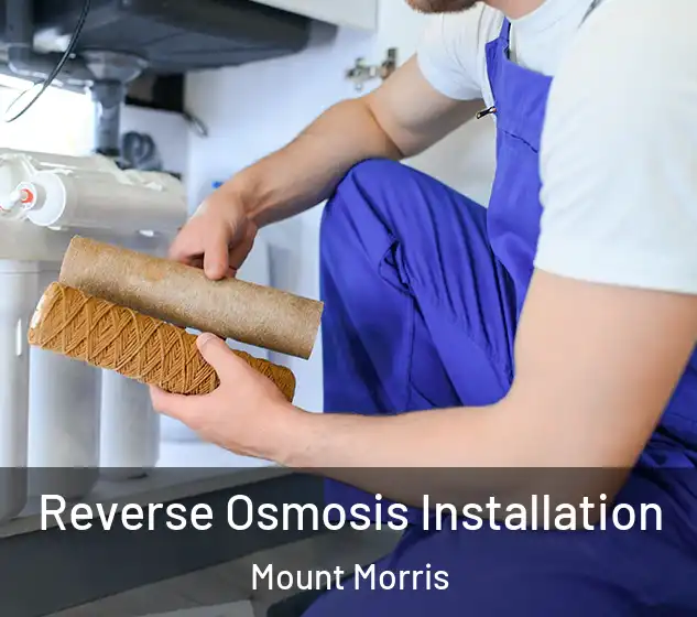  Reverse Osmosis Installation Mount Morris