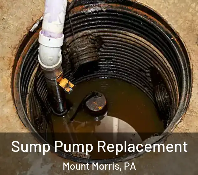  Sump Pump Replacement Mount Morris, PA